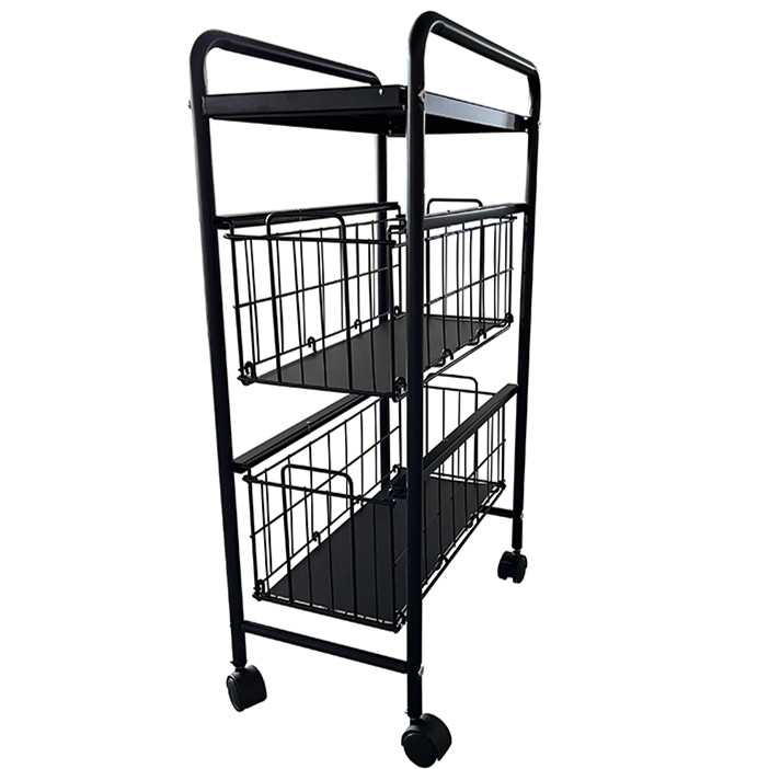Tier Slide Out Storage Cart