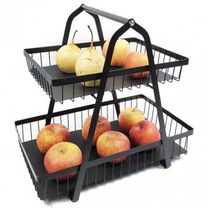 2 Tier Fruit Basket Stand