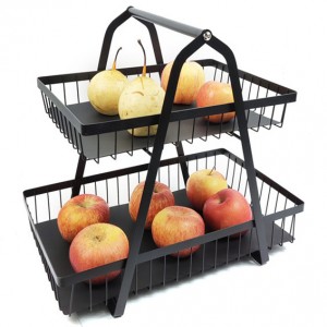 2 Tier Fruit Basket Basket Stand