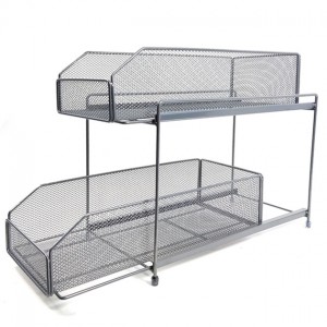 Sliding Cabinet Basket Organizer