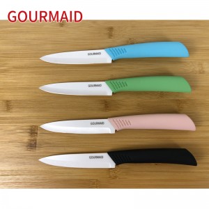 Couteau à fruits en céramique blanche de cuisine de 4 pouces