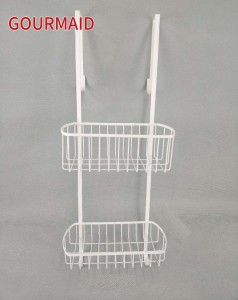 2 Tier Iwwer Écran Dusch Caddy