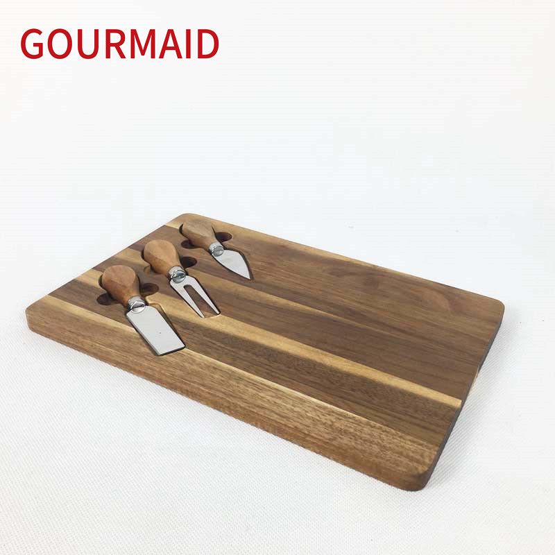 High Quality for Stainless Steel Potato Masher - acacia wood cheese board and knives  – Light Houseware