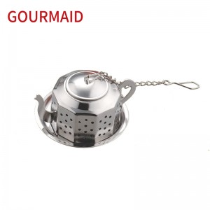 stainless steel teapot shape infuser