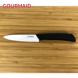 4-palčni kuhinjski beli keramični nož za sadje