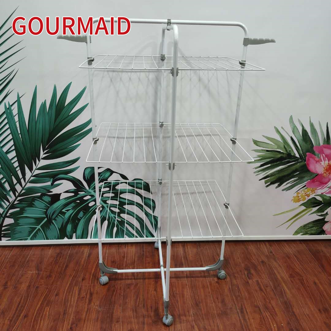 OEM China Laundry Room Wall Storage - 3 Tier Portable Airer – Light Houseware