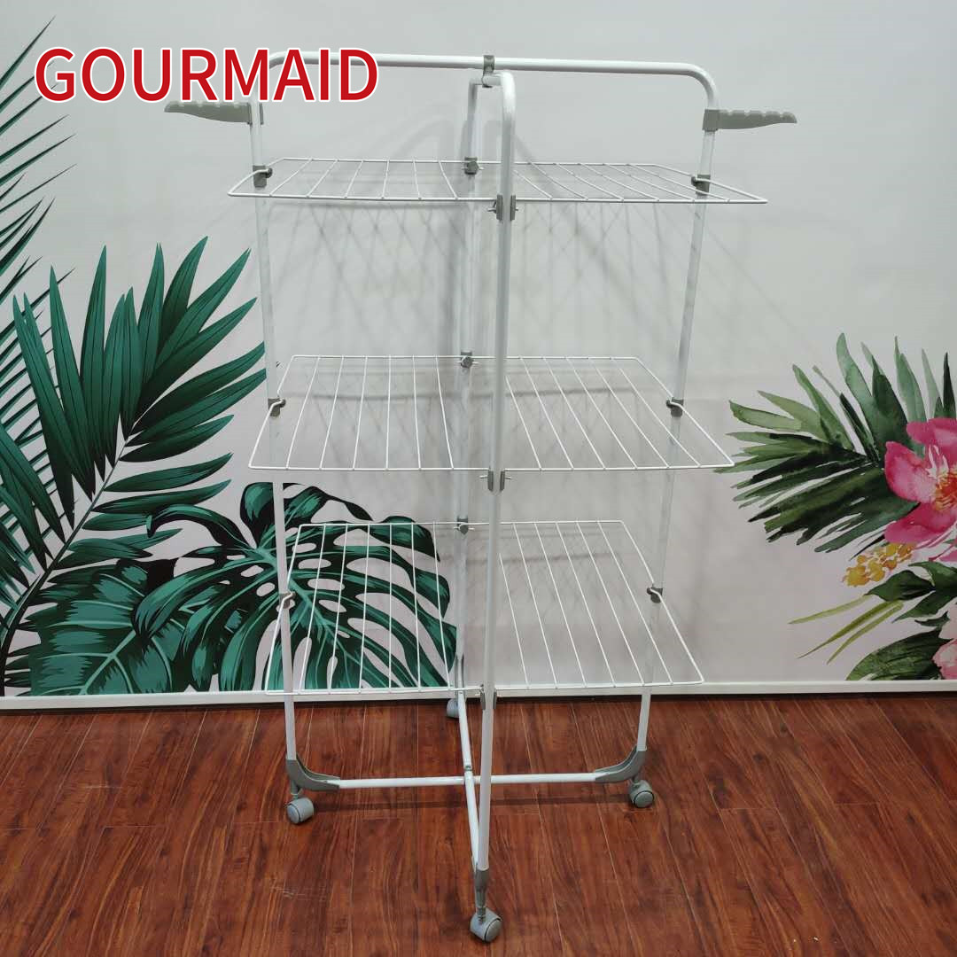 High reputation Laundry Room Detergent Organizer - 3 Tier Portable Airer – Light Houseware