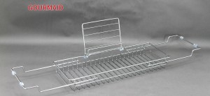 Metal Extending Sides Bathtub Rack