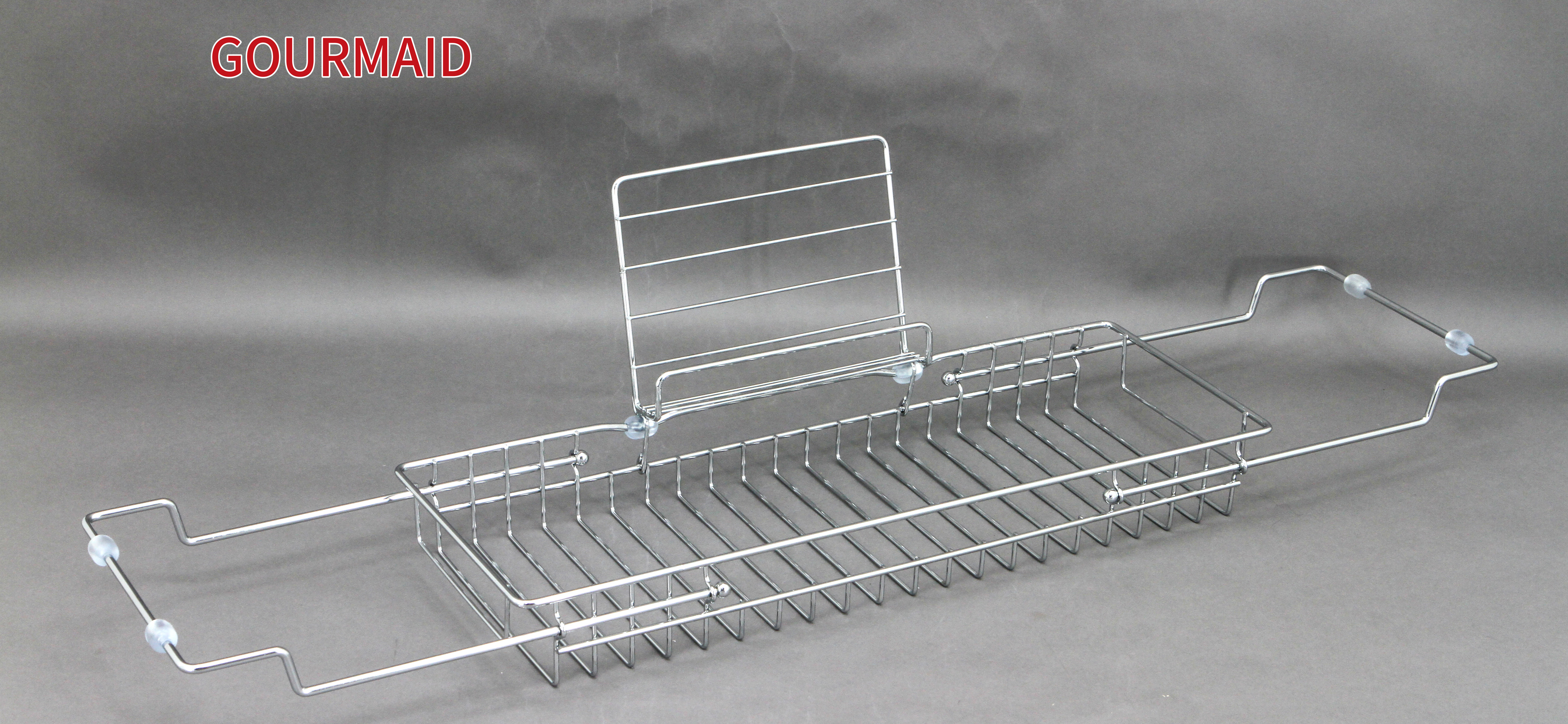 One of Hottest for Shower Storage Rack - Metal Extending Sides Bathtub Rack – Light Houseware