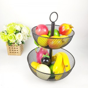 2 Tier Mesh Fruit Basket