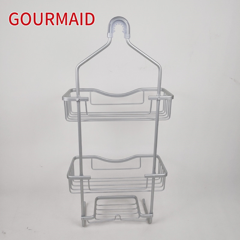 Factory wholesale Standing Shower Caddy - Aluminum Hanging Shower Caddy – Light Houseware