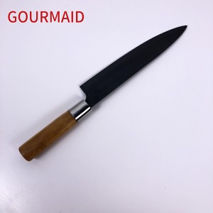 8.5 inç mutfak siyah seramik şef bıçağı