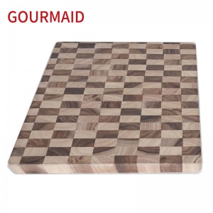 Renewable Design for Bamboo Kitchenware -
 end grain acacia wood butcher block – Light Houseware