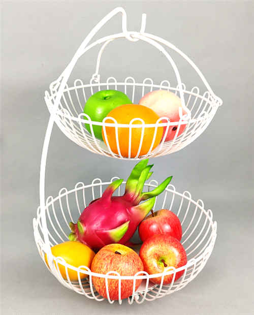 Žična košara s sadjem