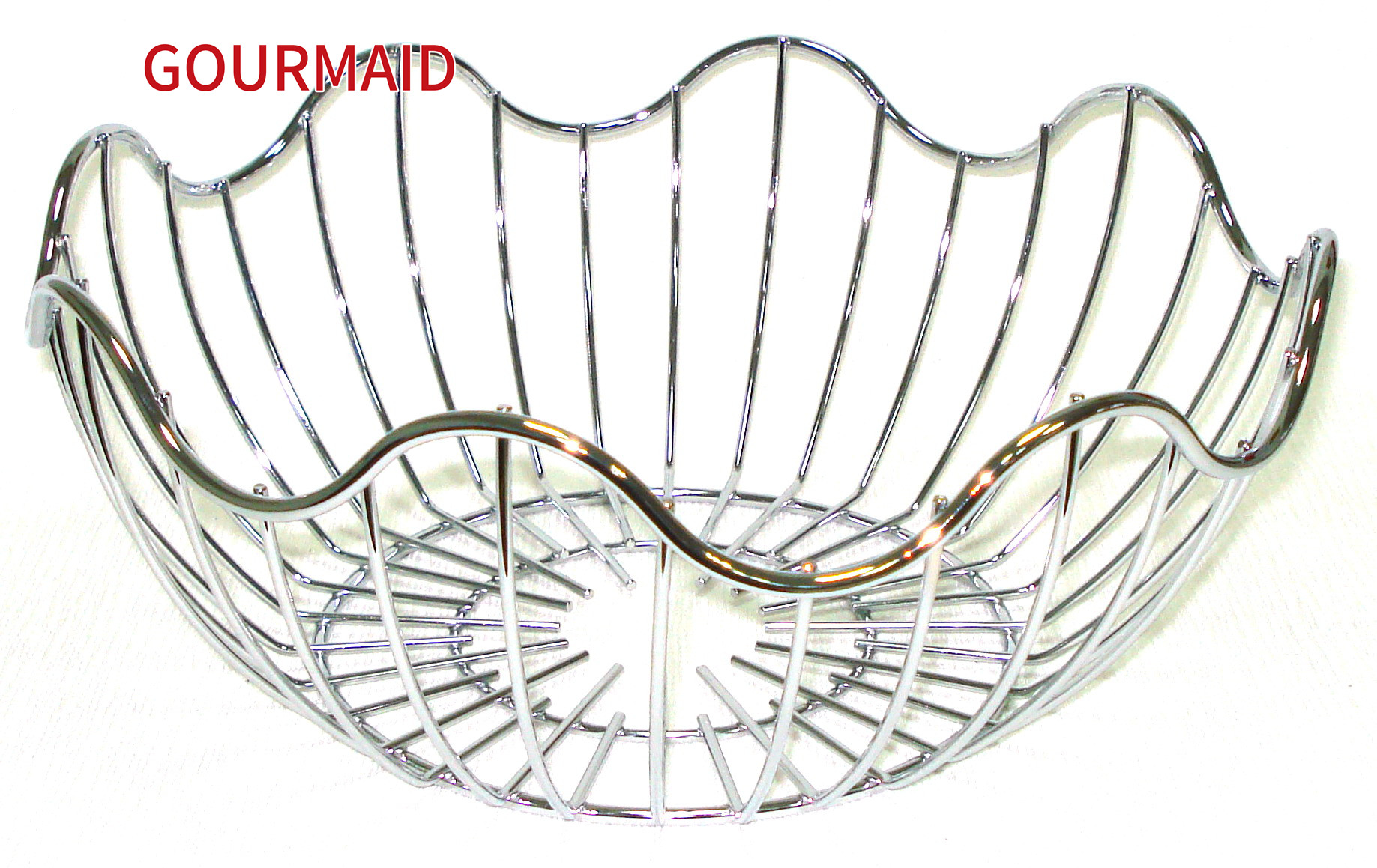 Hot New Products Fruit Bowl - Chrome Plated Steel Wire Fruit Basket – Light Houseware