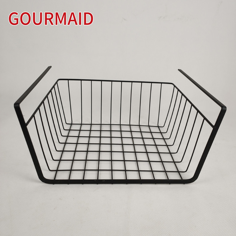 Discount wholesale Kitchen Counter Storage - Bronze Under Shelf Steel Wire Basket – Light Houseware