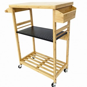 I-Bamboo Kitchen Island Trolley