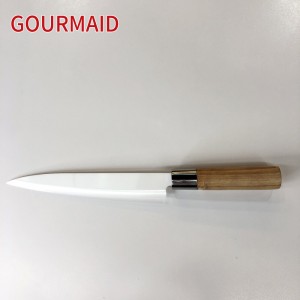 8 inch kitchen white ceramic chef knife