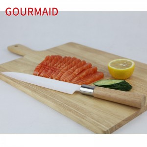 8 inch kitchen white ceramic chef knife