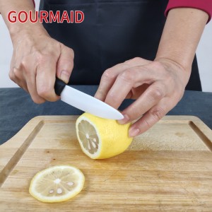 4 inch kitchen white ceramic fruit knife