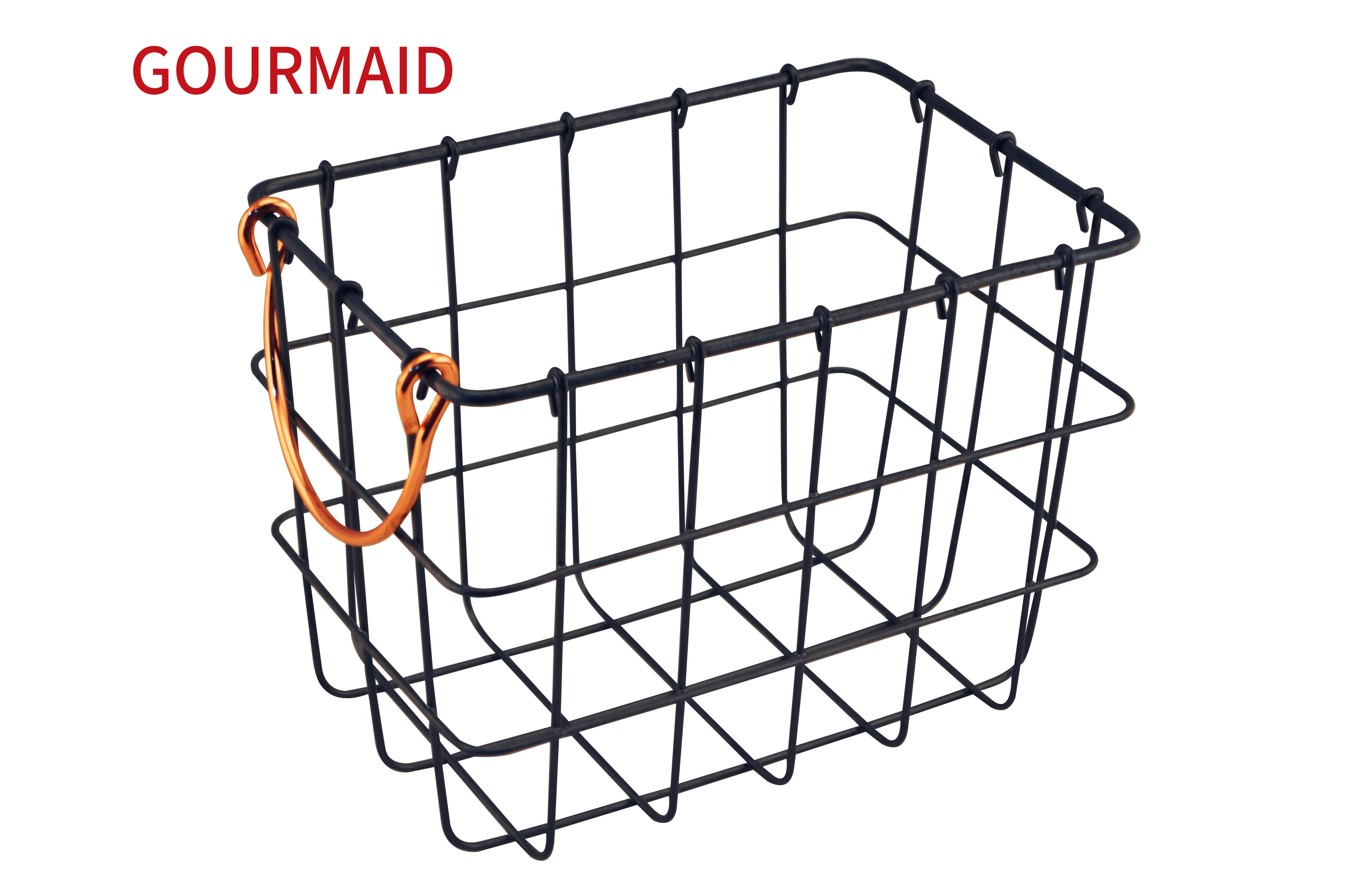 Factory For Rectangle Black Wire Fruit Basket - Rectangle Small Wire Fruit Basket – Light Houseware