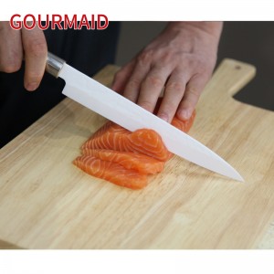 8 inch kitchen white ceramic chef knife