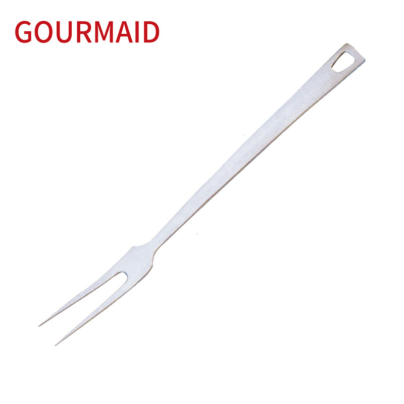 Factory Price For Stainless Steel Kitchen Slotted Spatula - stainless steel kitchen serving meat fork – Light Houseware