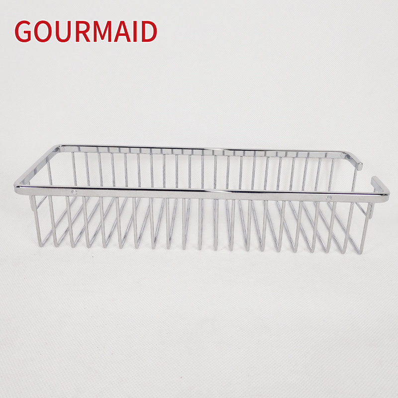 Reliable Supplier Shower Basket For Shower Mixer Valves - Single Tier Stainless Steel Shower Caddy – Light Houseware