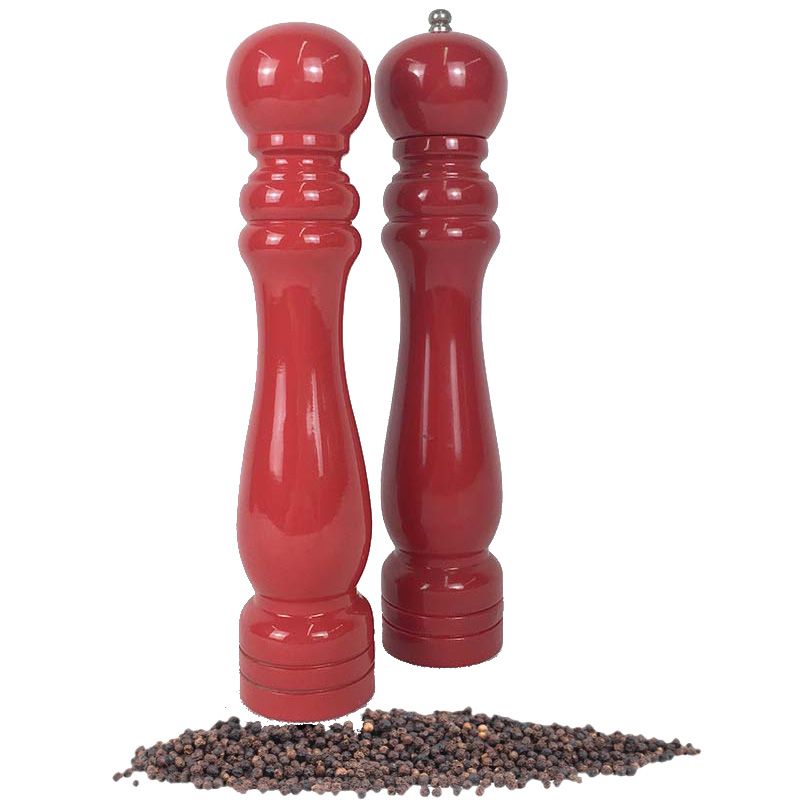 Trending Products Coffee Cup Stacking Metal Rack Stand - Wood Pepper Mill Set With Glossy Painting – Light Houseware