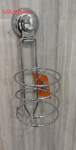 Metal Hair Dryer Holder With Suction