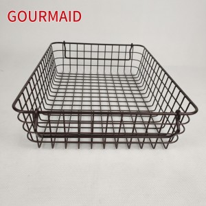 Kitchen Pantry Shallow Wire Baskets