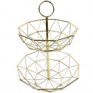 Metal Wire Countertop Fruit Bowl Basket