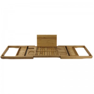 Luxury Bamboo Bathtub Caddy Tray