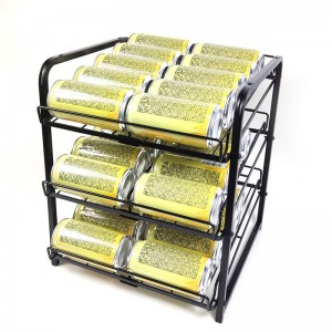 د Stackable Can Rack Organizer