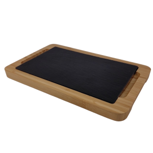 Bamboo Tray Ine Natural Slate