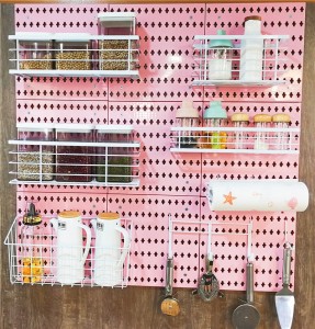 Pegboard Kitchen Storage