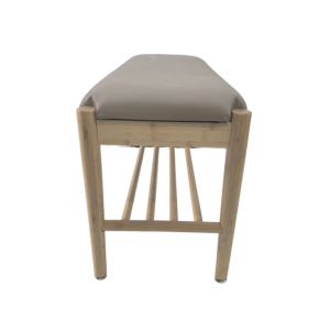 Bangku Bambu karo Kursi Kulit PU