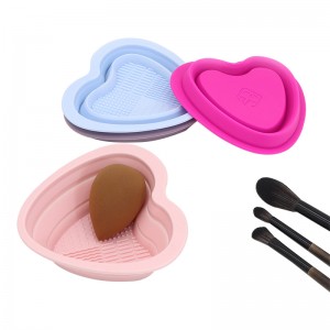 Silicone Makeup Brush Cleaning Bowl