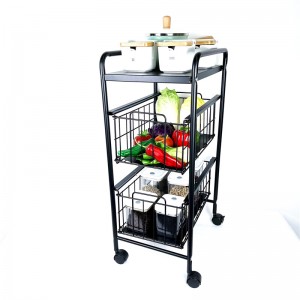 3 Tier Metal Trolley