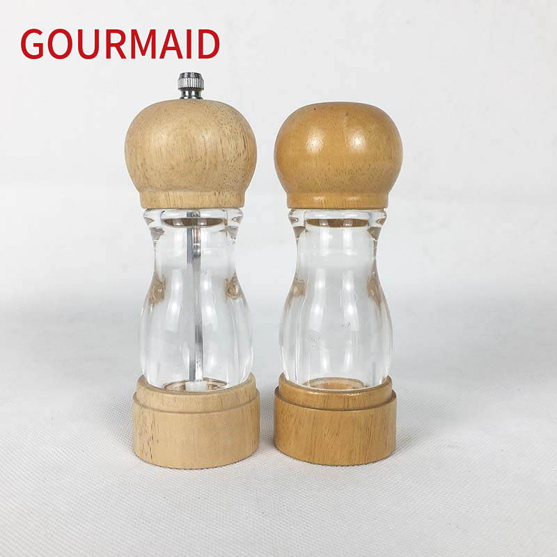 OEM Supply Wooden Pepper Mill And Acrylic Window - acrylic and wood pepper mills – Light Houseware