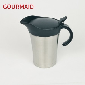 large stainles steel insulated gravy jug