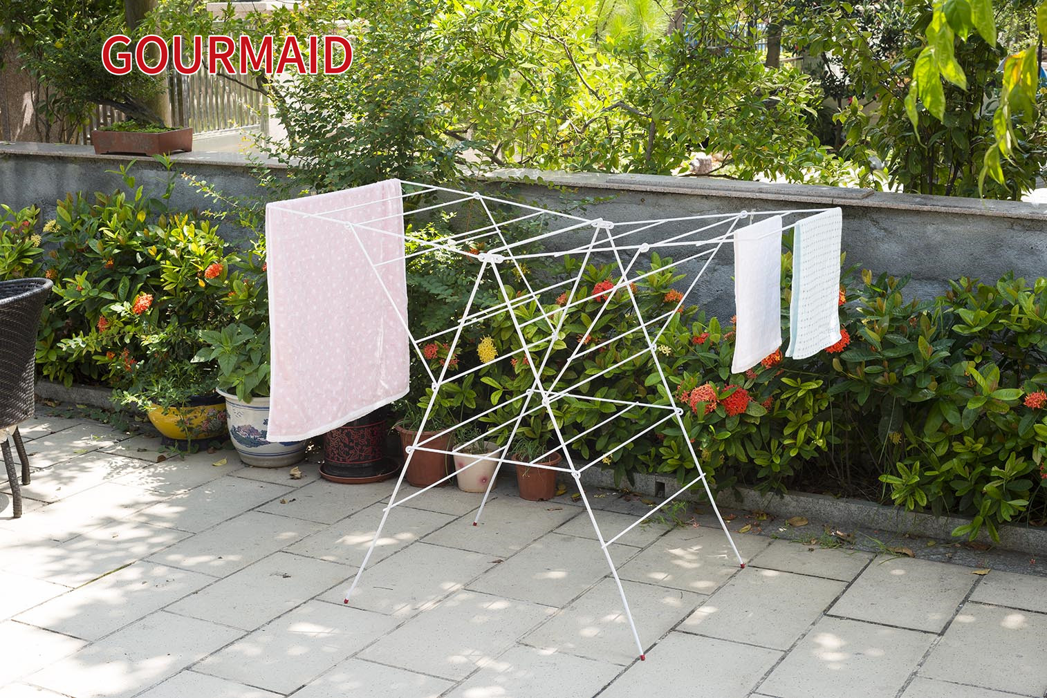 OEM/ODM China Bamboo Soft Sided Laundry Hamper - Winged Indoor Clothes Airer – Light Houseware