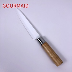 8 inch kitchen white ceramic chef knife