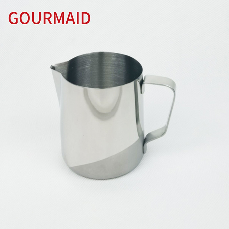 High Quality for Stainless Steel Double Wall Gravy Boat - stainless steel coffee milk steaming frothing jug – Light Houseware