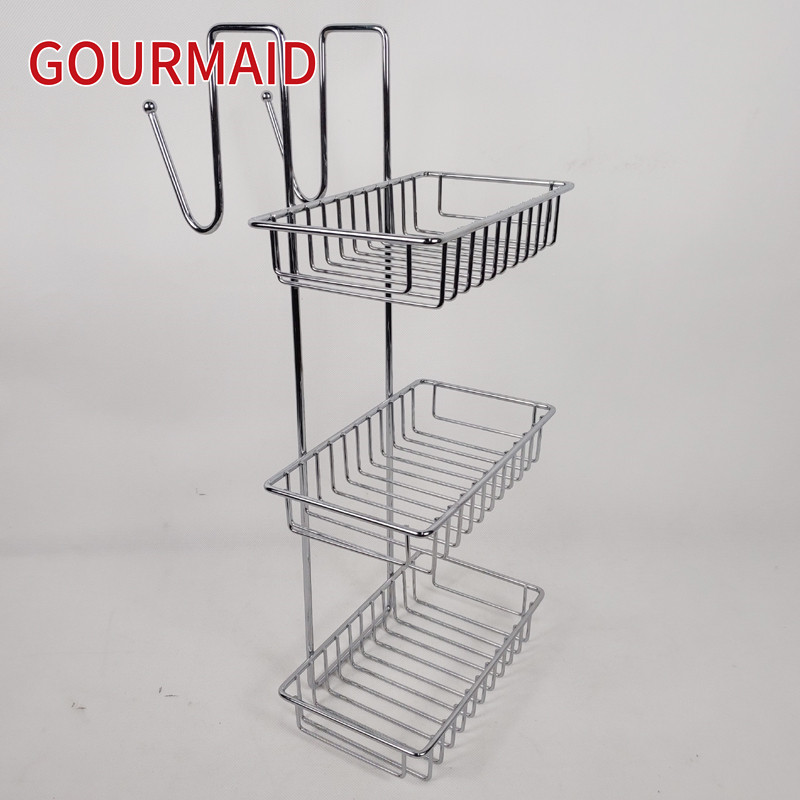 OEM Customized Over The Door Shower Organizer - Stainless Steel Over The Door Shower Caddy – Light Houseware