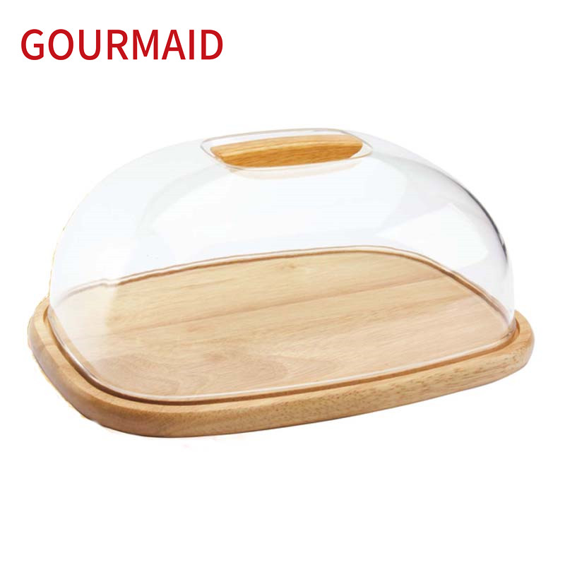 2020 Good Quality Kitchen Utensils - acrylic wood cheese keeper  – Light Houseware