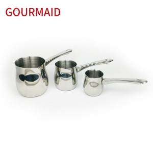 stainless steel butter melting pot set