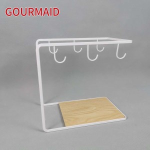 Support organisateur de support de soucoupe de tasse de séchage de fil