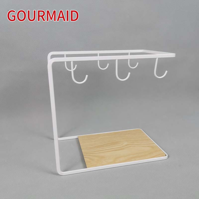 2020 Good Quality Tea Accessory - Wire Drying Mug Saucer Holder Organizer Stand – Light Houseware