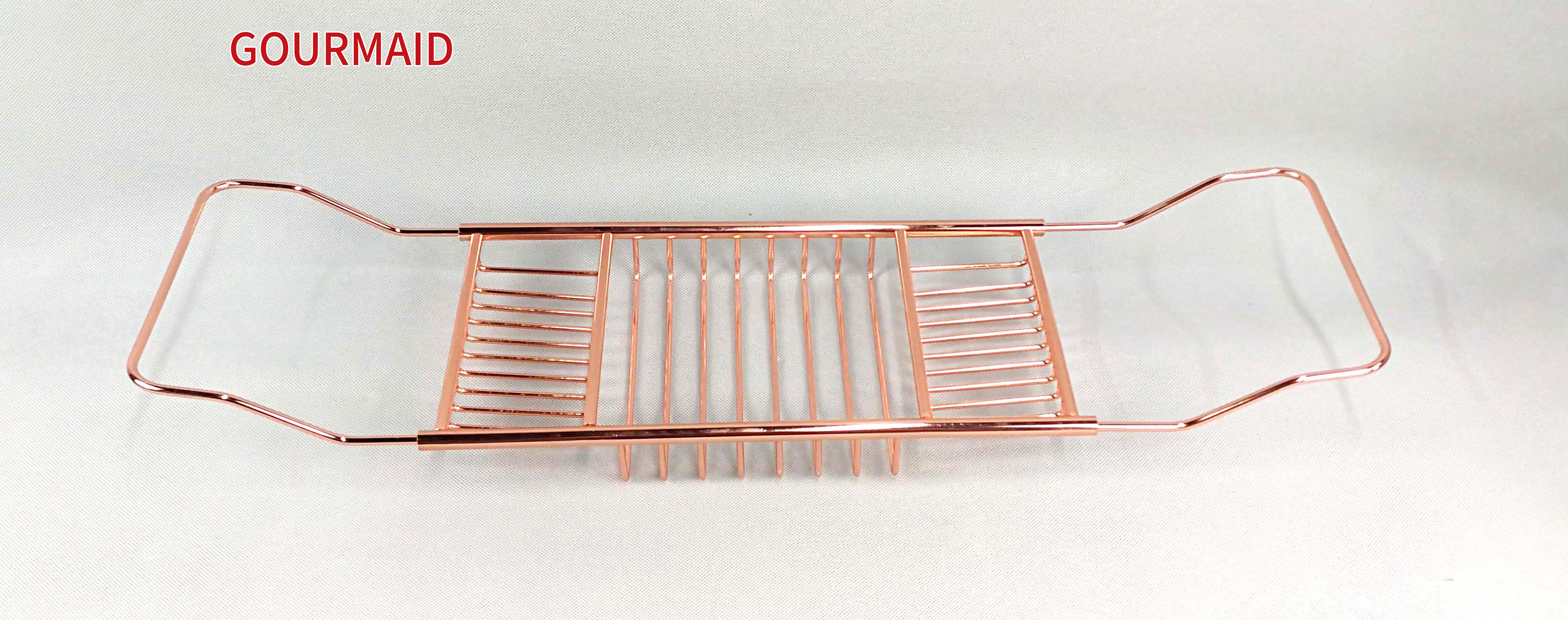 100% Original Rust Proof Corner Shower Shelf - Metal Retractable Bathtub Rack  – Light Houseware